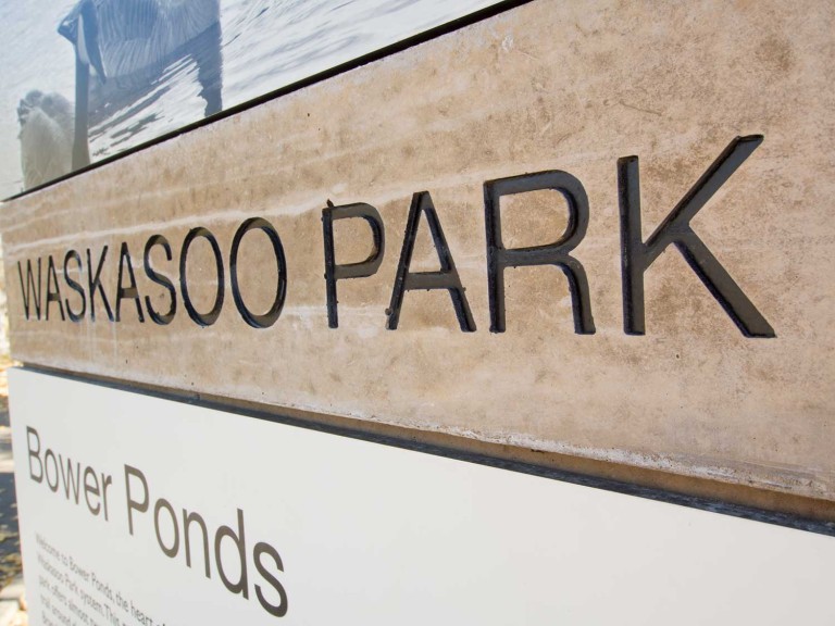 Waskasoo Parks Signage