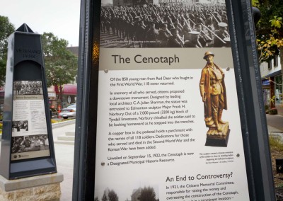 Veteran's' Park SIgns