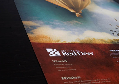 The City Of Red Deer RISE Values Poster