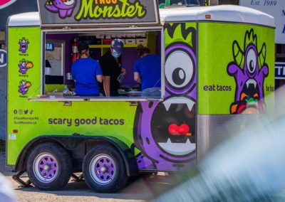 Taco Monster Trailer Wrap Design