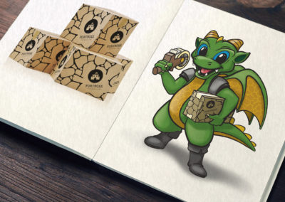 Fortboxx Dragon & Custom Box Illustration