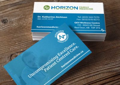Horizon Family Medicine Business cards