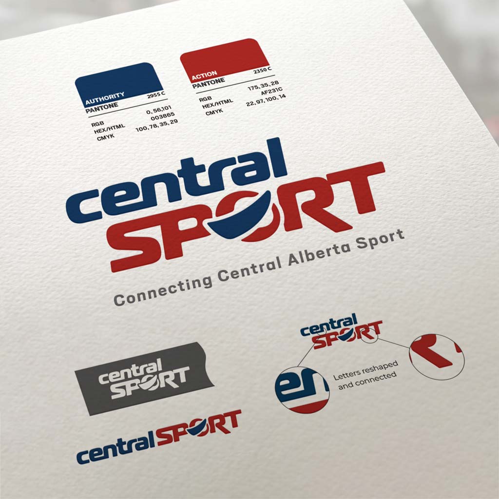 Central Sport brand design identity standard design 