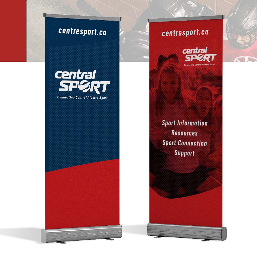 Custom pull up bannerstand graphic design