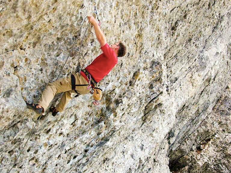 Brian Olstad, Redpointing a rock climb