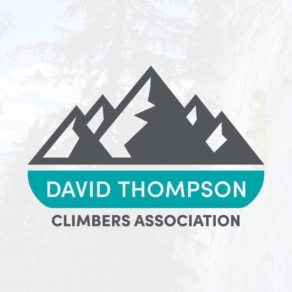 David Thompson Climbers Association logo colour version