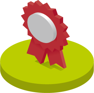 icon of prize ribbon