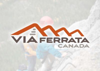 Via Ferrata Canada Logo and web design