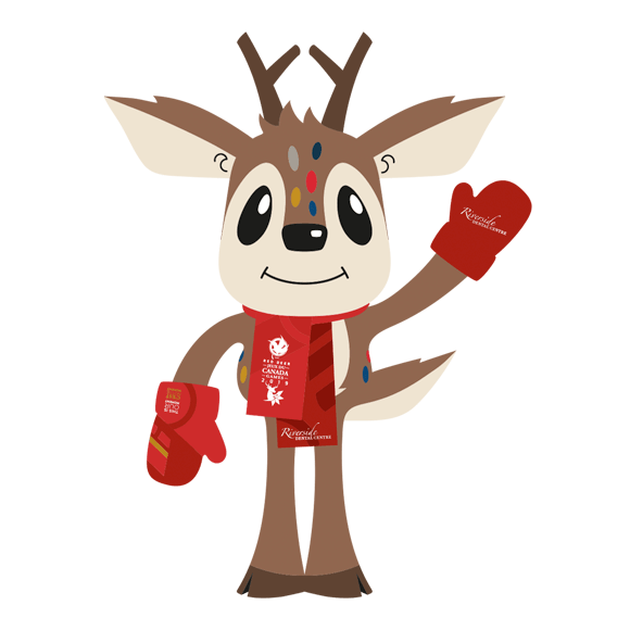 2019 Canada Winter Games Mascot Design - Waskasoo the Deer