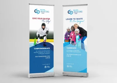 Red Deer Skating Club Trade Show Banner Stands