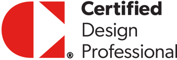 CDP-mark Certified design professional designation logo from descan.ca